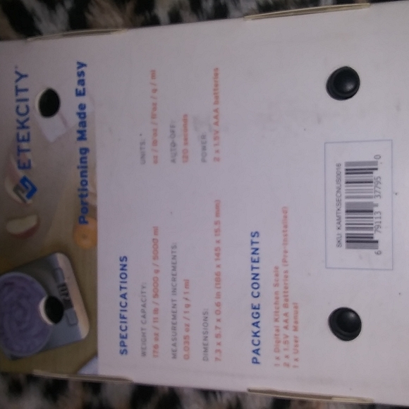 Digital Kitchen Scale - Picture 2 of 6